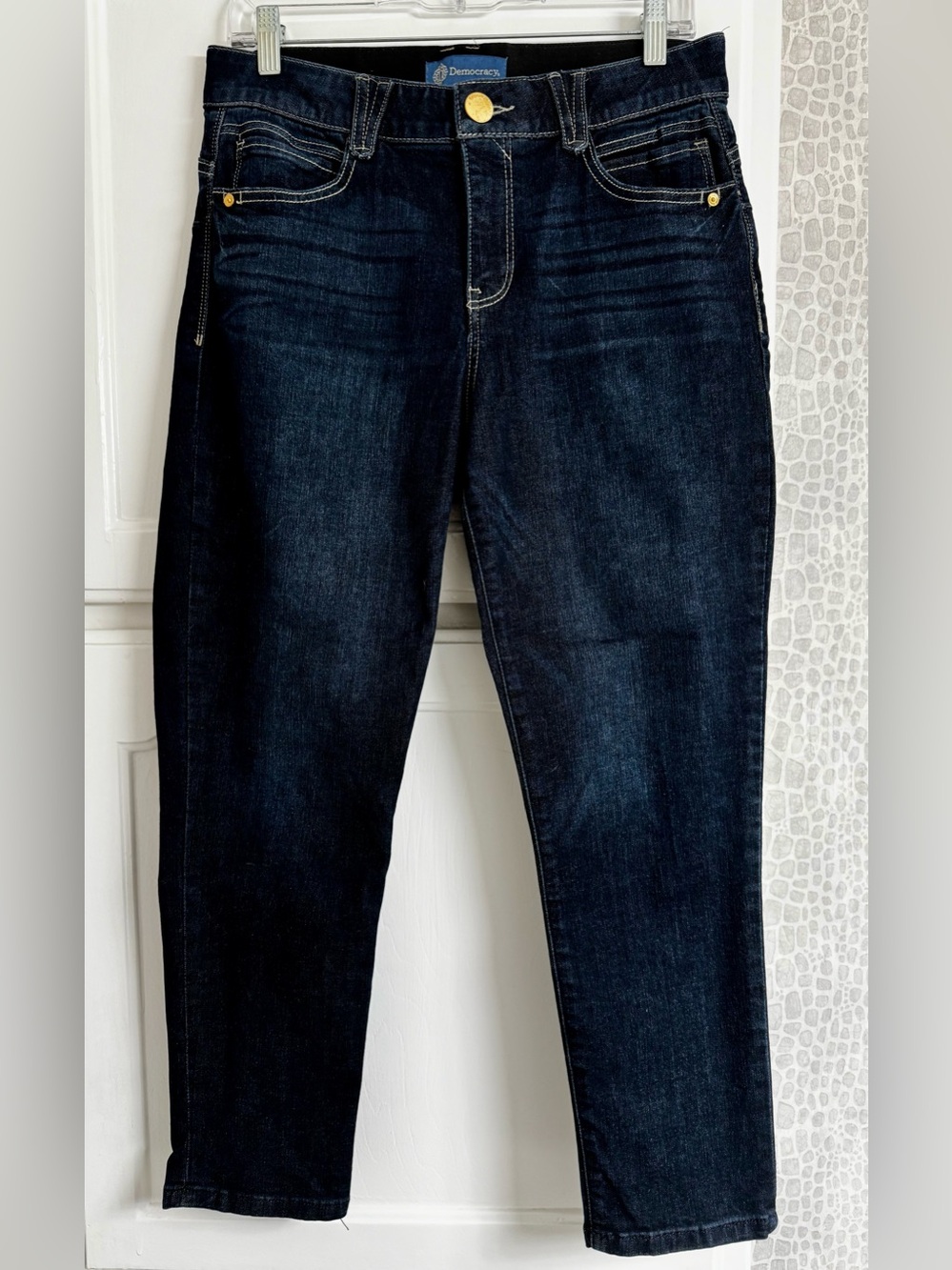 Democracy “Ab”Solution Skinny Jeans in Dark Indigo Women’s 10